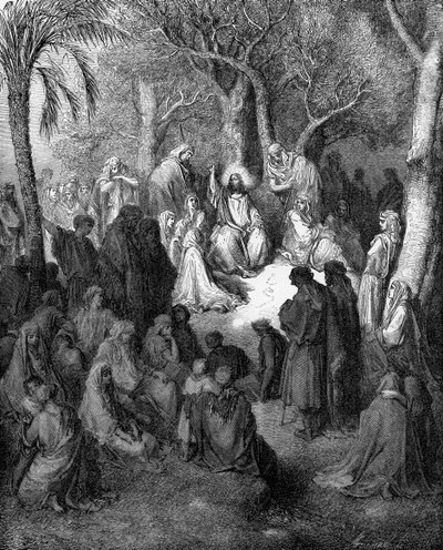 Sermon sur la montagne - Gustave Dore