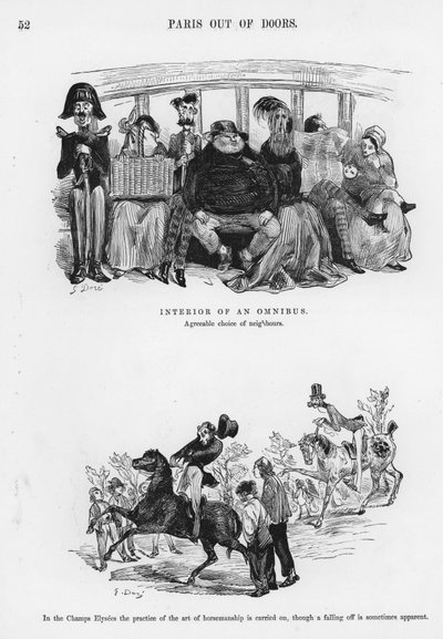 Esquisses humoristiques et grotesques (gravure) - Gustave Dore