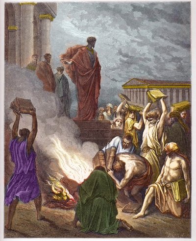 Saint Paul à Éphèse - La prédiction de Saint Paul à Éphèse. Les Juifs qui pratiquaient l