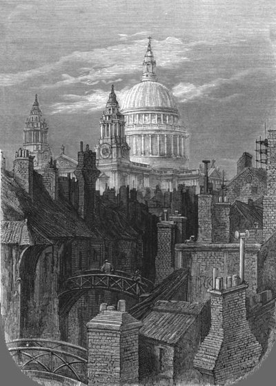 Saint-Paul depuis le pont de la brasserie, 1872 - Gustave Dore