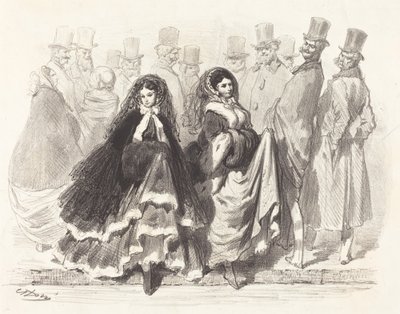 Scène de rue - Gustave Dore