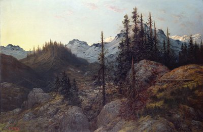 Lever de soleil dans les Alpes - Gustave Dore