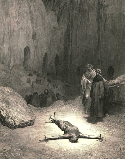 Cet esprit percé...était celui qui a donné conseil aux Pharisiens, vers 1890 - Gustave Dore