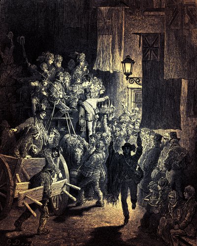Le Derby - Retour à la maison - Gustave Dore