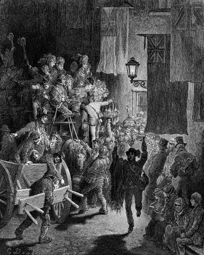 Le Derby - Retour à la maison - Gustave Dore