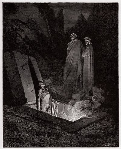 La Divine Comédie, Enfer, Chant 10: Farinata degli Uberti s