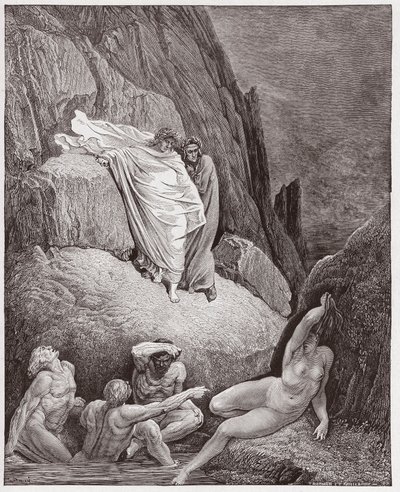 La Divine Comédie, Inferno, Chant 18 : Virgile montre à Dante l