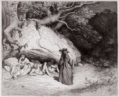 La Divine Comédie, Inferno, Chant 4 : Les âmes innocentes dans les Limbes - par Dante Alighieri (1265-1321) - Illustration par Gustave Doré (1832-1883) - Gustave Dore