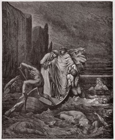 La Divine Comédie, Enfer, Chant 8: L