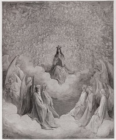 La Divine Comédie, Paradis, Chant 31: La reine du ciel - Illustration de Gustave Doré - Gustave Dore