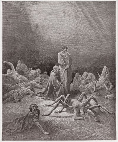 La Divine Comédie, Purgatorio, Chant 12 : Dante contemple l