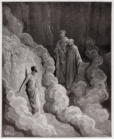 La Divine Comédie, Purgatorio, Chant 16 : Dante parle à l