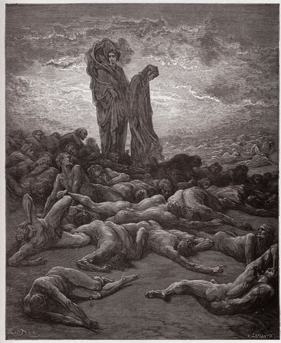La Divine Comédie, Purgatoire, Chant 20: Les âmes des avares - Illustration de Gustave Doré - Gustave Dore