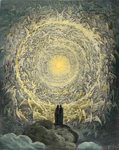 La Divine Comédie, Paradiso, Chant 31 : La foule des saints forme une rose dans l