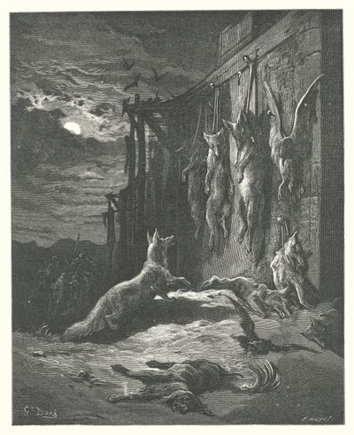 Les Fables de La Fontaine : Le Renard anglais - Gustave Dore