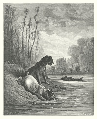 Les Fables de La Fontaine : Les Deux Chiens et l