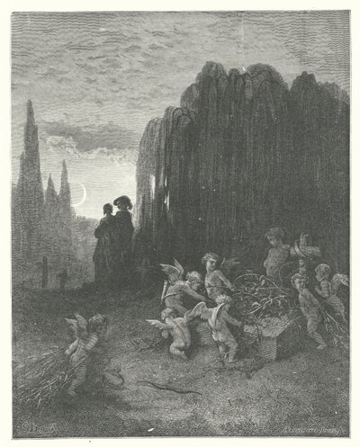 Les Fables de La Fontaine : La Jeune Veuve - Gustave Dore