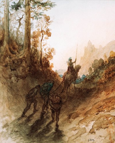 Les géants sont capturés, c. 1869-83 - Gustave Dore