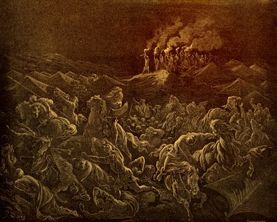Les Madianites mis en fuite par Doré - Bible - Gustave Dore