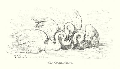 Les Sœurs du Cygne (gravure) - Gustave Dore