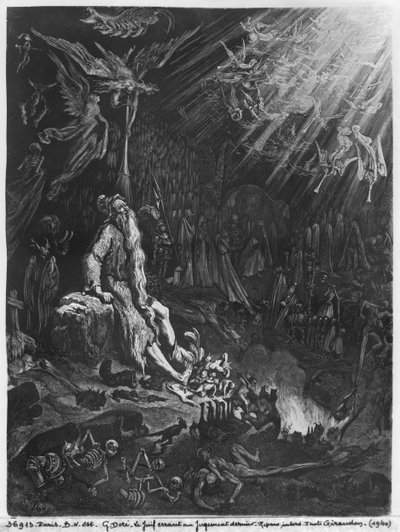 Le Juif Errant et le Jugement Dernier, gravé par Félix Jean Gauchard (1825-72) - Gustave Dore