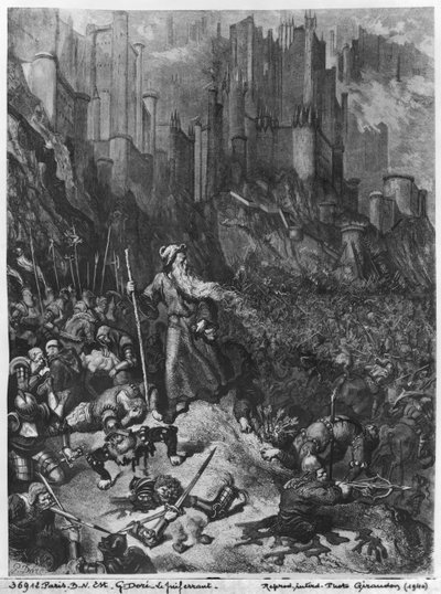 Le Juif errant, gravé par Félix Jean Gauchard - Gustave Dore