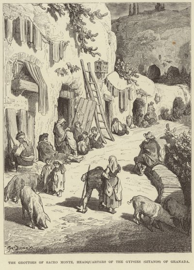 Les grottes du Sacro Monte - Gustave Dore