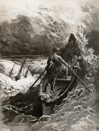 Le marin, de La Complainte du vieux marin - Gustave Dore