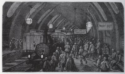 Le train des ouvriers - Gustave Dore