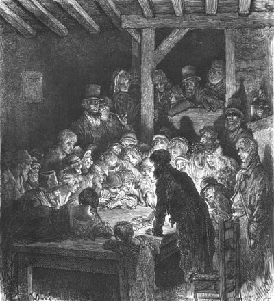 Les voleurs jouant, 1872 - Gustave Dore
