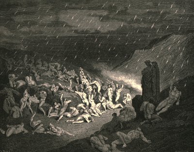 Le jeu incessant des mains misérables - Gustave Dore