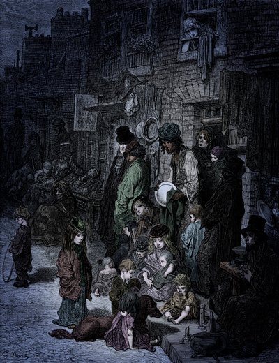 Londres victorien - Whitechapel - Gustave Dore