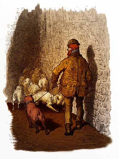Docks de Londres victorien, gravure de Gustave Doré - Gustave Dore