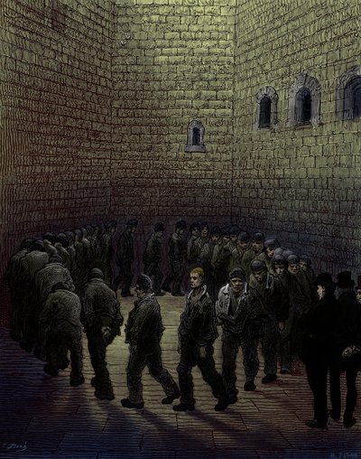 Prison victorienne de Londres - Gustave Dore