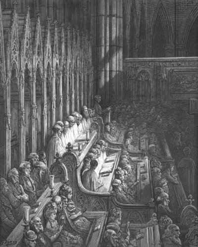 Abbaye de Westminster - Le Chœur - Gustave Dore
