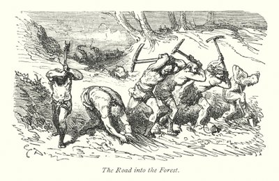 Forêt de Windsor (gravure) - Gustave Dore