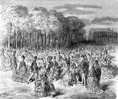 Jardins zoologiques - Promenade du dimanche - Gustave Dore