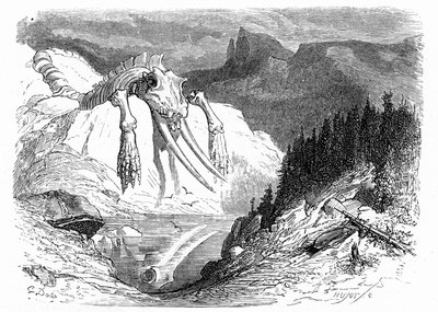 Gravure de Gustave Doré vers 1850 : évocation d