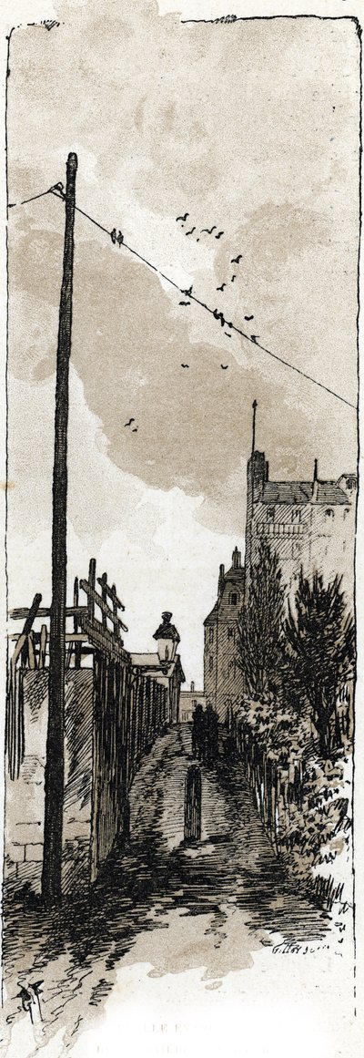 Allée entre l