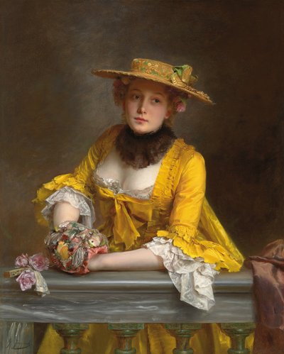La robe jaune - Gustave Jacquet