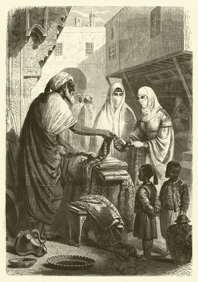 Bazar à Mogador, Maroc - Gustave Janet