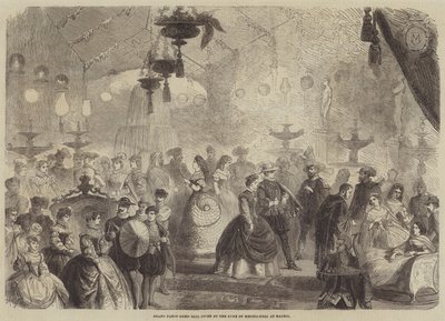 Grand bal costumé donné par le duc de Medina-Coeli à Madrid - Gustave Janet