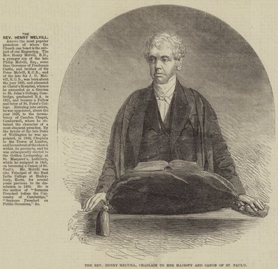 Le Révérend Henry Melvill, aumônier de Sa Majesté et chanoine de Saint-Paul - Gustave Janet