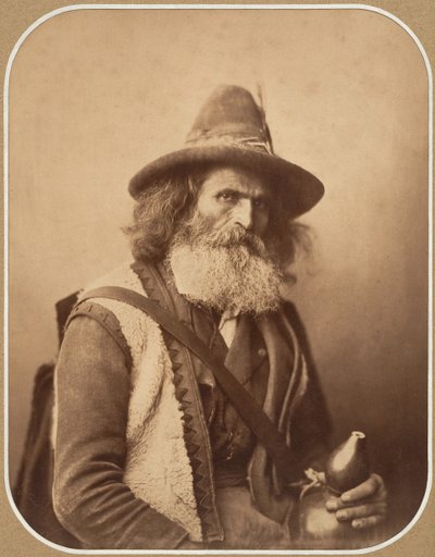 [Un musicien de rue italien], vers 1856 - Gustave Le Gray
