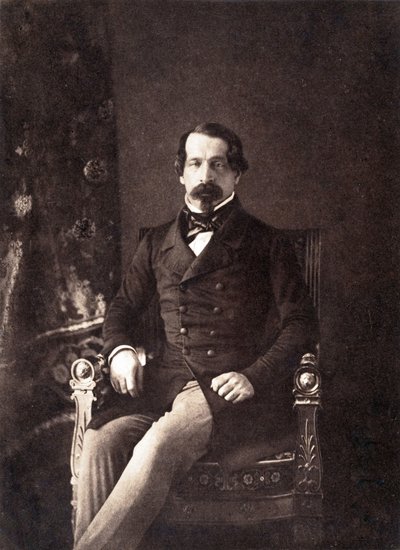 Louis Napoléon Bonaparte, futur empereur Napoléon III, ici en tant que 1er président de la république française, photo par Gustave Le Gray - Gustave Le Gray