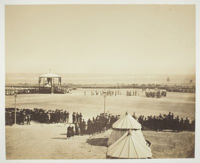 Messe, Camp de Châlons, 1857 - Gustave Le Gray
