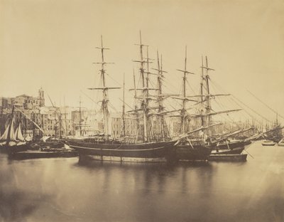 Navires en rade, Sète - Gustave Le Gray