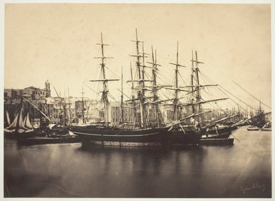 Navires dans le port de Sète - Gustave Le Gray