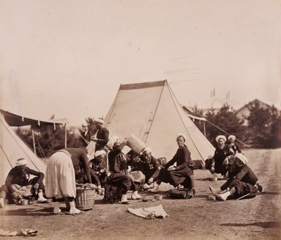 Repas des zouaves - Gustave Le Gray