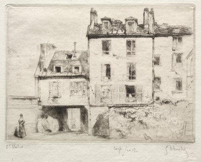 La rue Lacépède : la cour de l